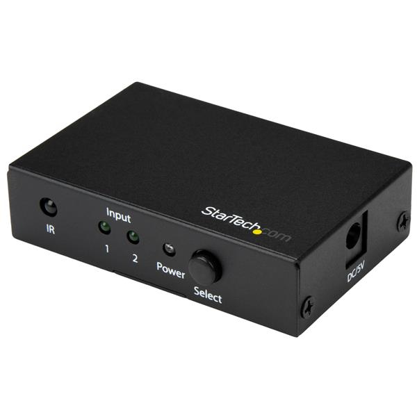 STARTECH INTERRUPTOR AUDIO-VIDEO 4K HDMI 2IN 1TV VS221HD20