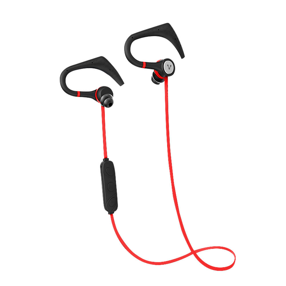 Audifonos Sport Vorago Esb-301 Rojo Bluetooth Manos Libres
