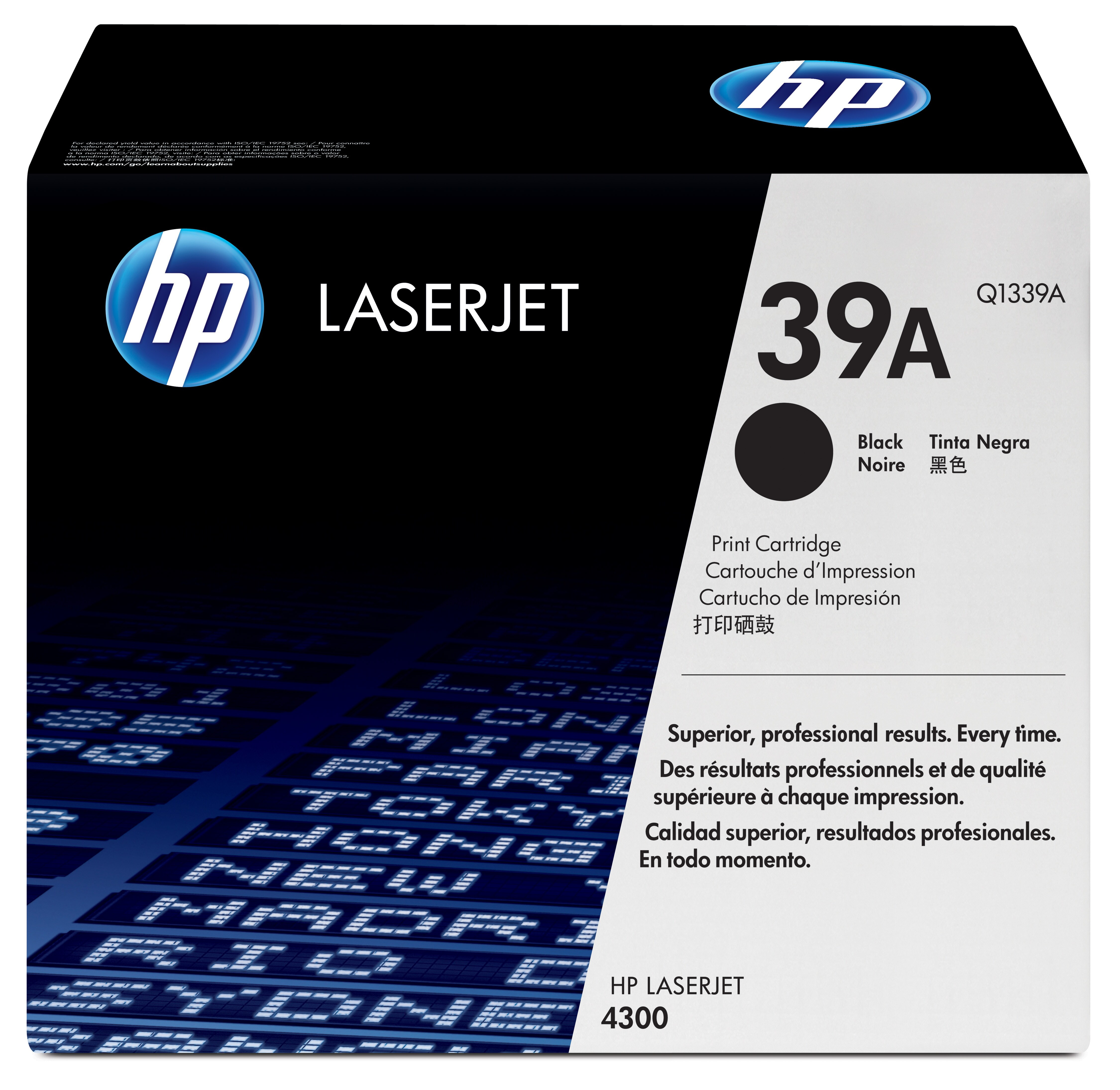 Toner Para Impresora Laser Negro Hp Q1339A 39A 18000 Paginas