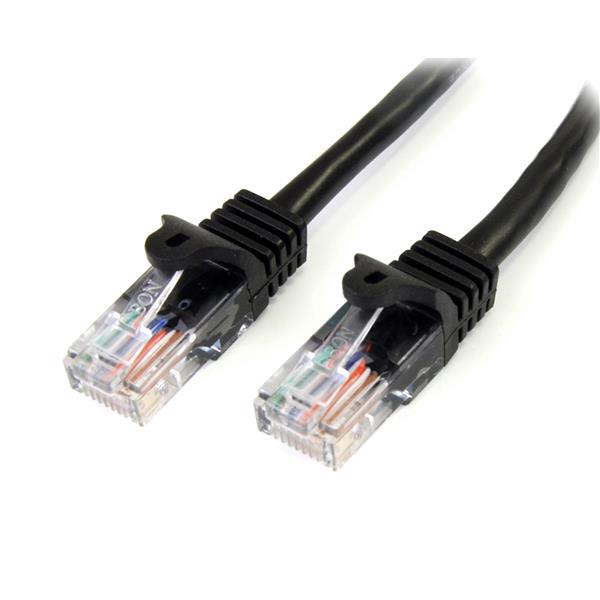 Cable Patch Startech 10M Negro Cat5E Rj-45 Macho 45Pat10Mbk
