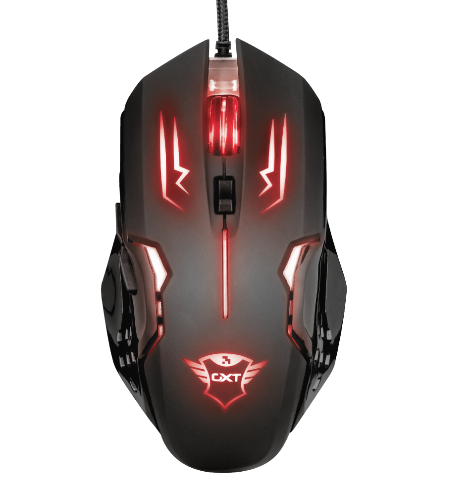 Mouse Gamer Trust Gxt 108 Rava Optico 2000 Dpi Negro Usb