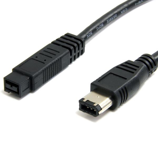 Cable 30Cm Firewire Ieee1394 9Pin Macho-6 Pinmacho  Startech 139496Mm1