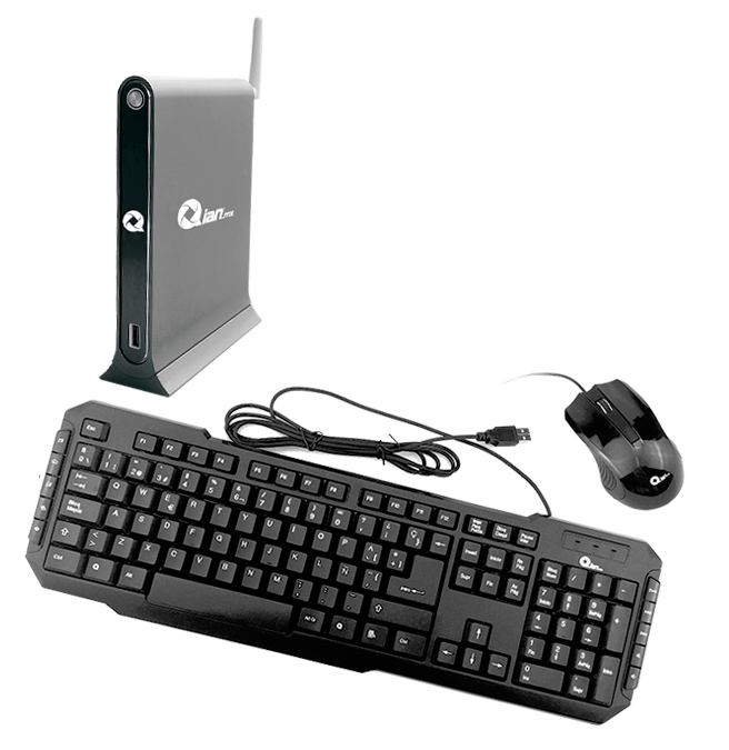 Mini Pc Kit Qian Xiao, Intel Core I5-4200U 1.60Ghz, 4Gb, 1Tb, Freedos