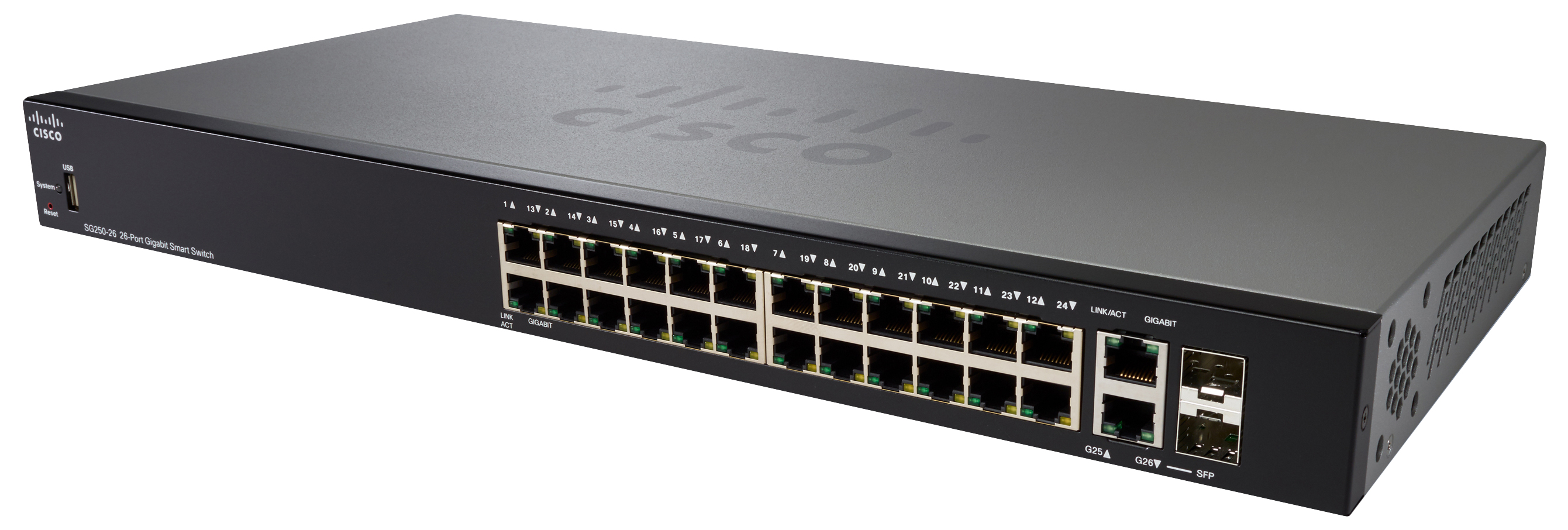 Switch Cisco Sg250-26-K9-Na 26-Port G Igabit