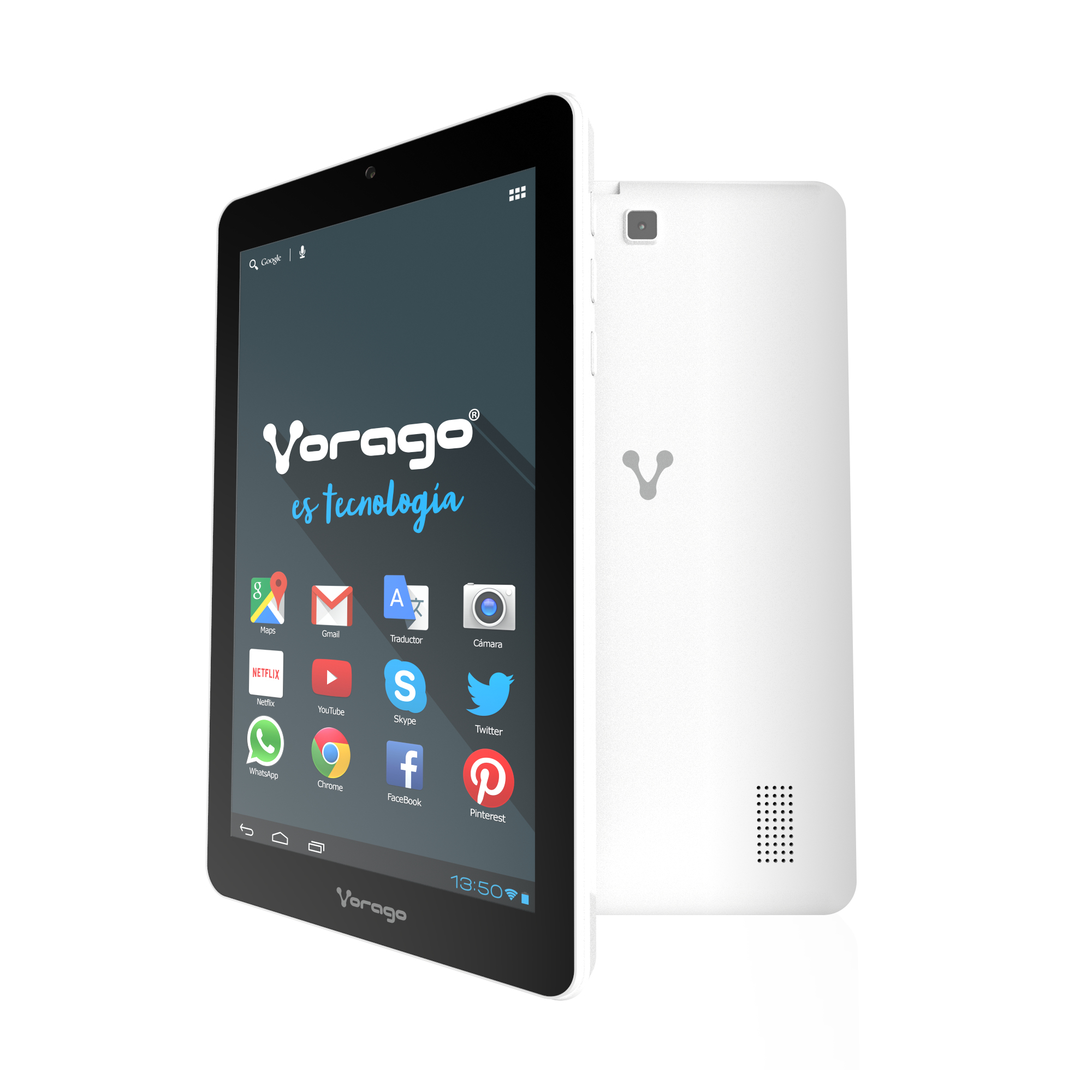 Tablet Vorago Pad-7 7" Android6.0 Qcore Ram1Gb 8Gb No Hdmi White