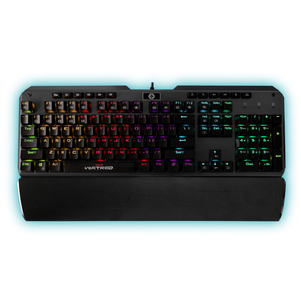Teclado Gamer Vortred Empire Rgb, Teclado Mecanico, Negro, V-930037