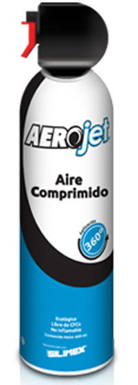 Aire Comprimido Silimex,Aerojet 360 Para Remover Polvo,660Ml,Azul