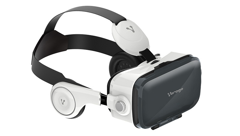 Lentes Realidad Virtual Vr-100 Blanco Audifonos Control De Volumen