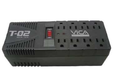 Regulador Vica, 300J, 700W, Entrada 127V, 8 Contactos, T-02