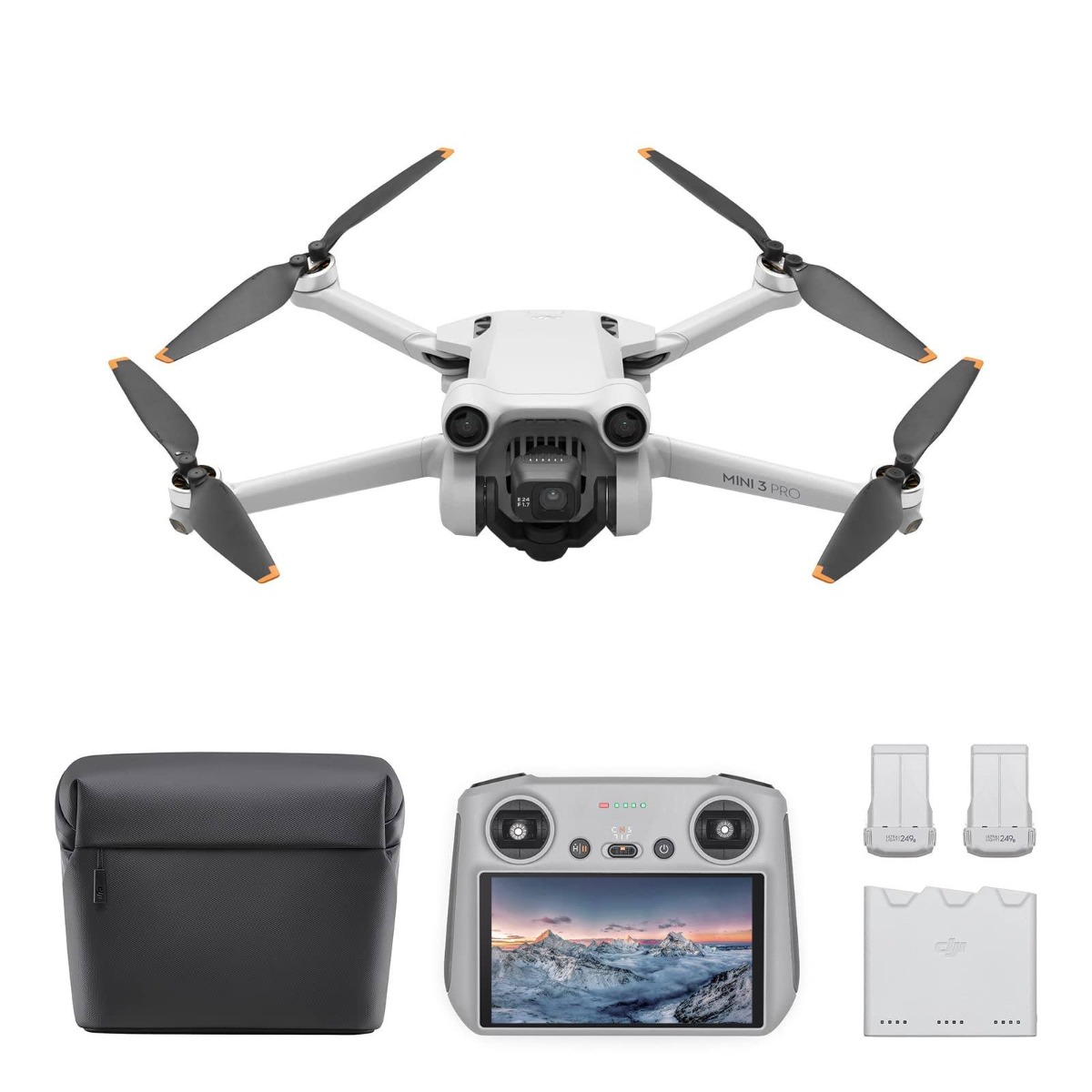Drone Dji Mini 3 Fly More Combo Plus Rc 4K Pantalla 5.5" Blanco Cp.Ma.00000618.04
