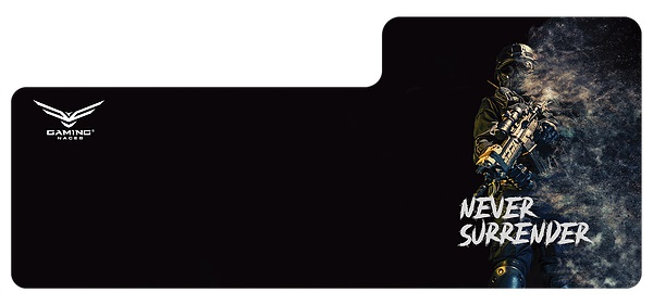 Mouse Pad Xl Never Surrender Na-0943 Naceb Technology