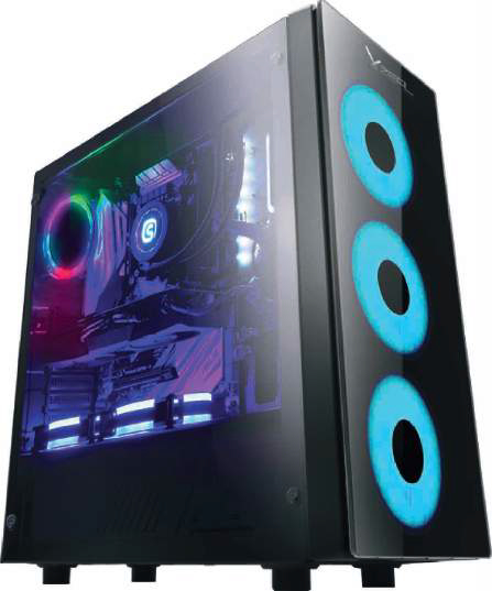 Gabinete Xzeal Xz110-1 Atx/ Micro Atx/ Mini Itx Rgb Cristal Xzcgb12B