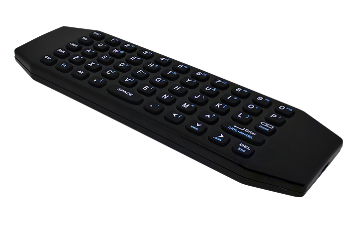 Teclado Smart Tv Hibrido Blackpcs Negro (Eo20H-Bl)