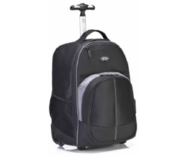 Mochila Backpack Compact Con Ruedas Targus Para Laptop 16'' Negro/Gris