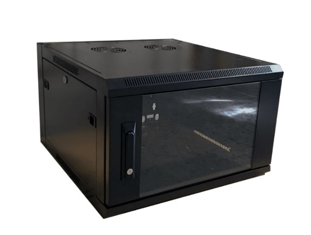 Gabinete De Pared Wam Wam-Wc06-Ur-D Negro 6U 23 Kg