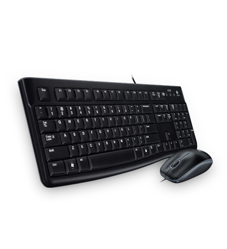 Kit Logitech Mk120 Teclado Y Mouse Alambrico Usb (920-004428)