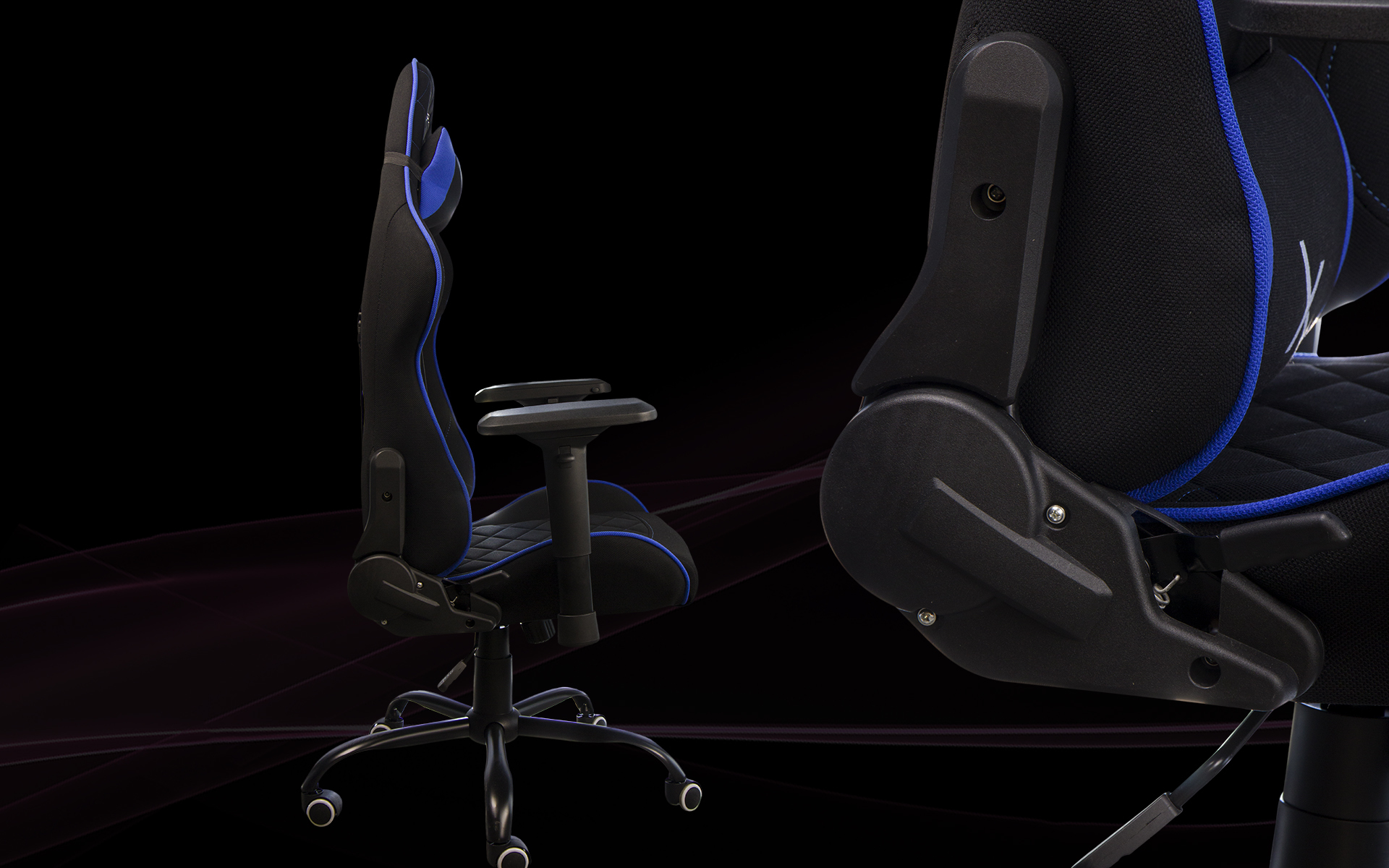 Silla Gamer Xzeal Xz25 Azul Soporte Hasta 150Kg Xzsxz25A