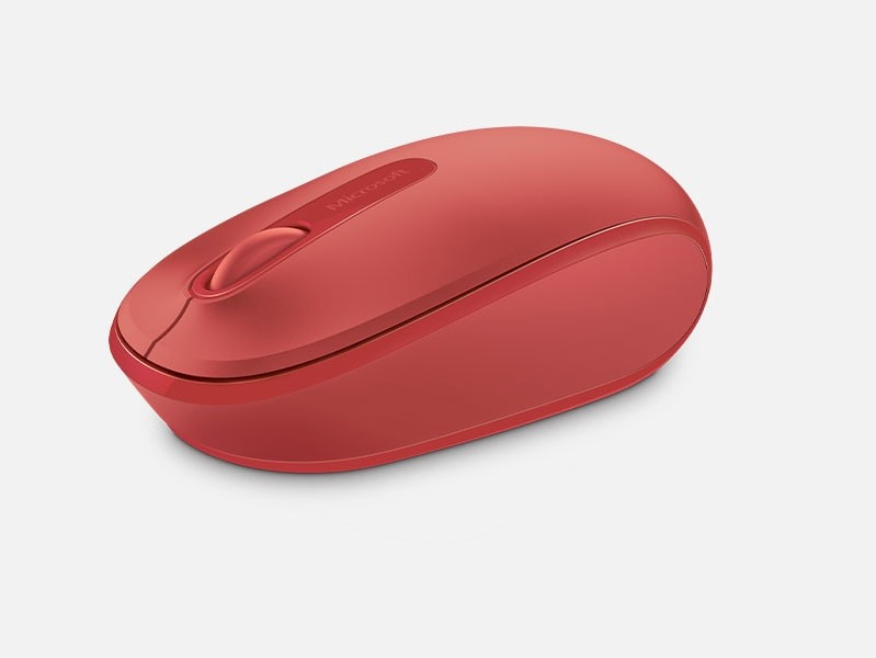 Mouse Microsoft Inalmbrico Mod 1850 Usb Rojo Flama U7Z-00038