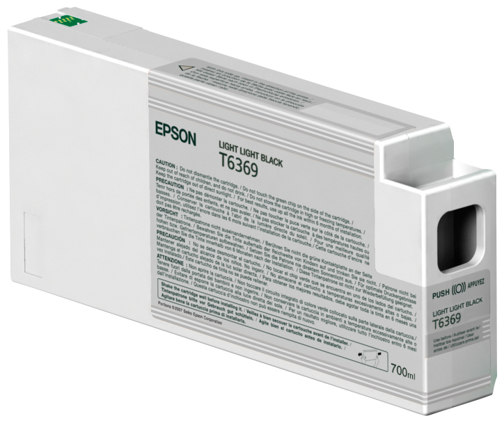 Cartucho Epson Stylus Pro T636 Negro Light Light 7890 700Ml (T636900)