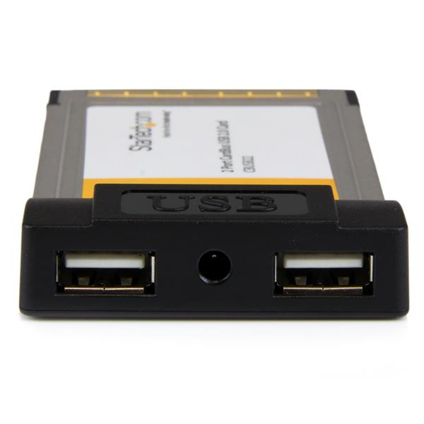 Tarjeta Adaptador Cardbus Pcmcia 2 Ptos Usb A Hembra  Startech Cbusb22