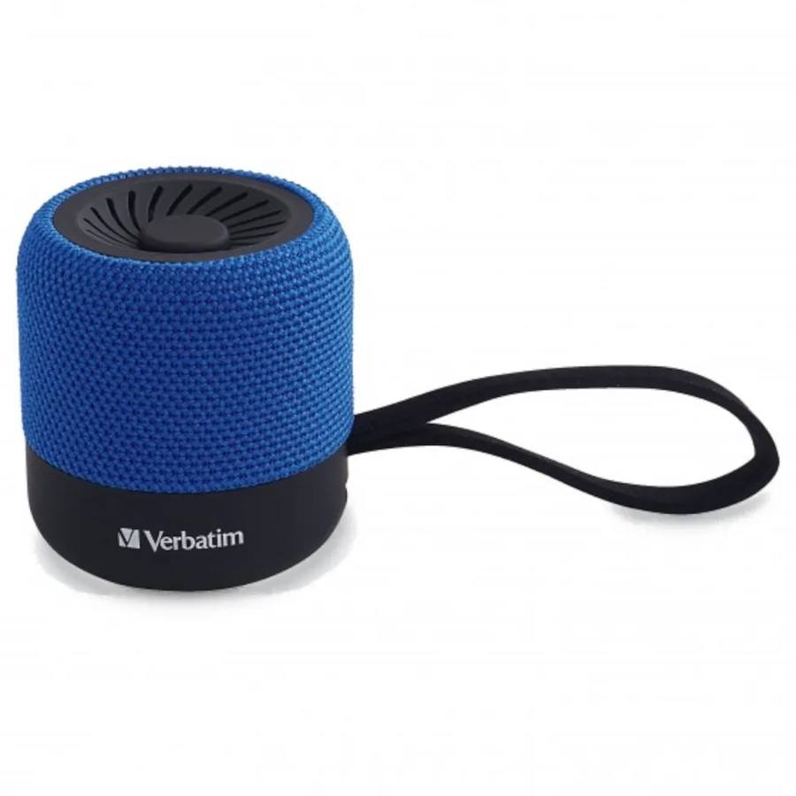 Mini Altavoz Verbatim Inalambrico Bluetooth Azul Vb70229