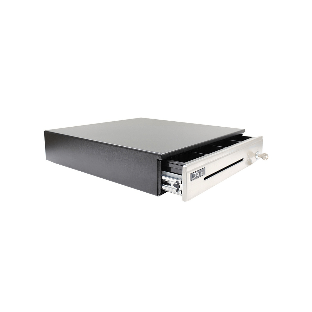 Cajon De Dinero Ec Line Ec-Cd-100-P Compartimientos 5X Billetes 8X Monedas Negro