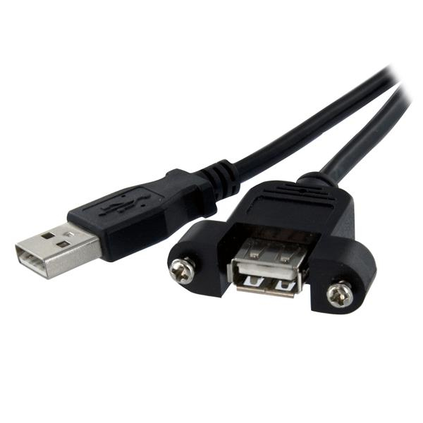 Cable 91Cm Usb 2.0 P/Panel Macho A Hembra Usb A  Startech Usbpnlafam3