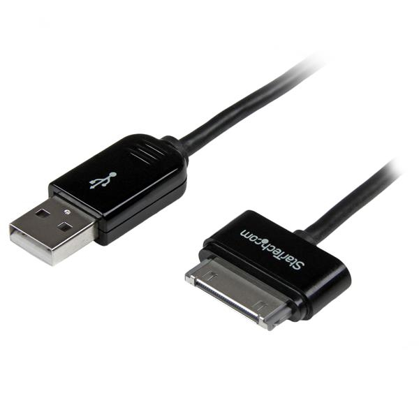 Cable 1M Conector Dock 30 Pines  A Usb Negro  Startech Usb2Adc1Mb
