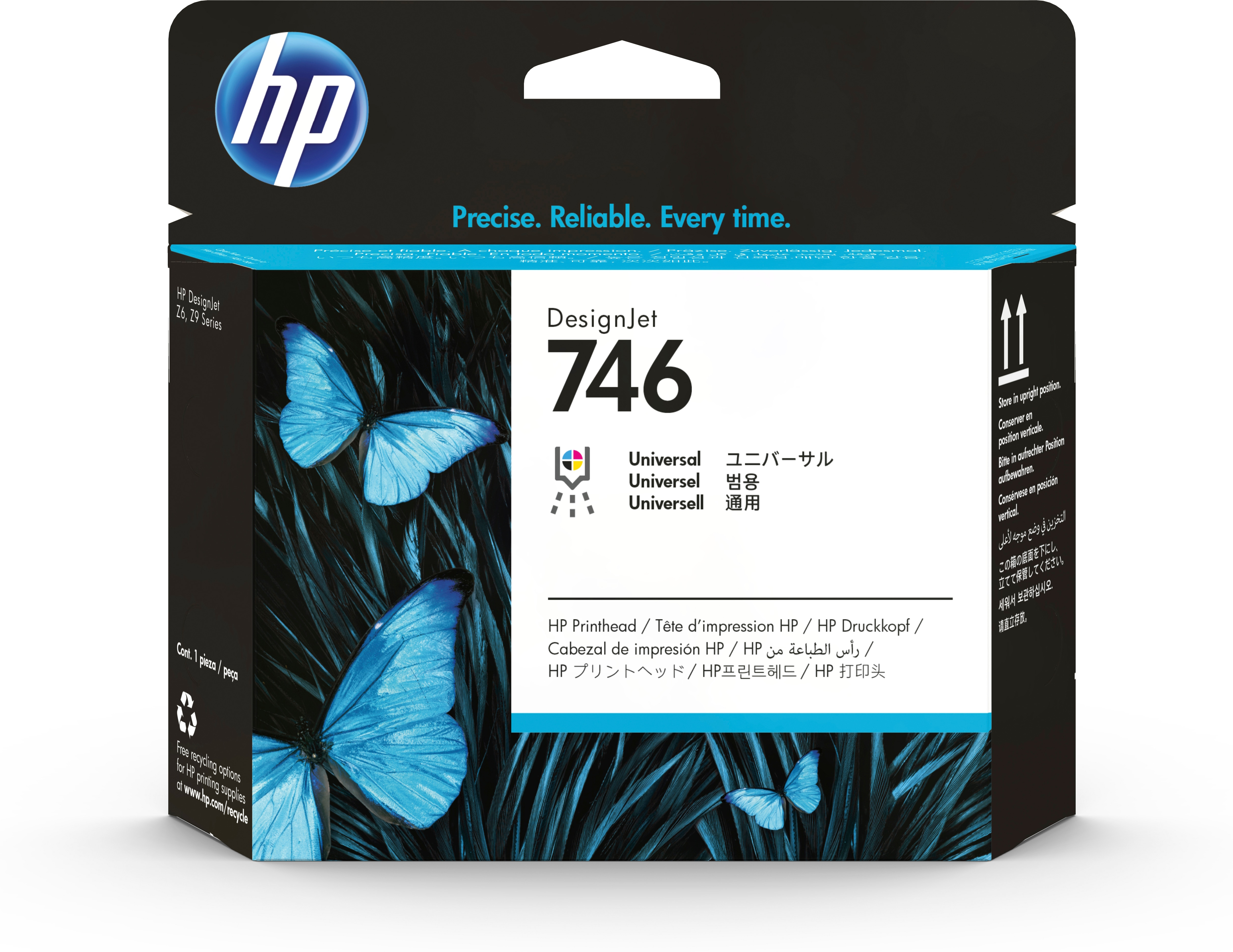 Cabezal Hp 746 Base Pigmento Multicolor P2V25A