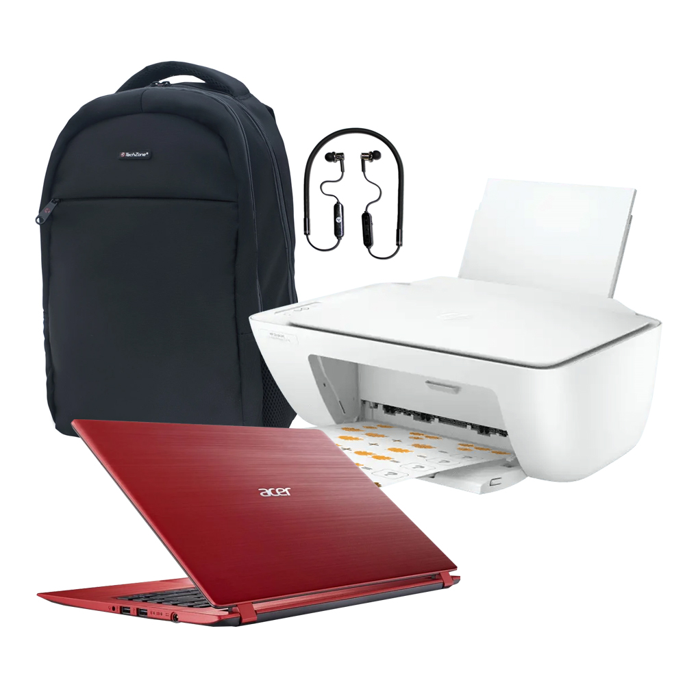 Laptop Acer Celeron 4Gb 64Gb W10 + Impresora + Mochila + Audifonos