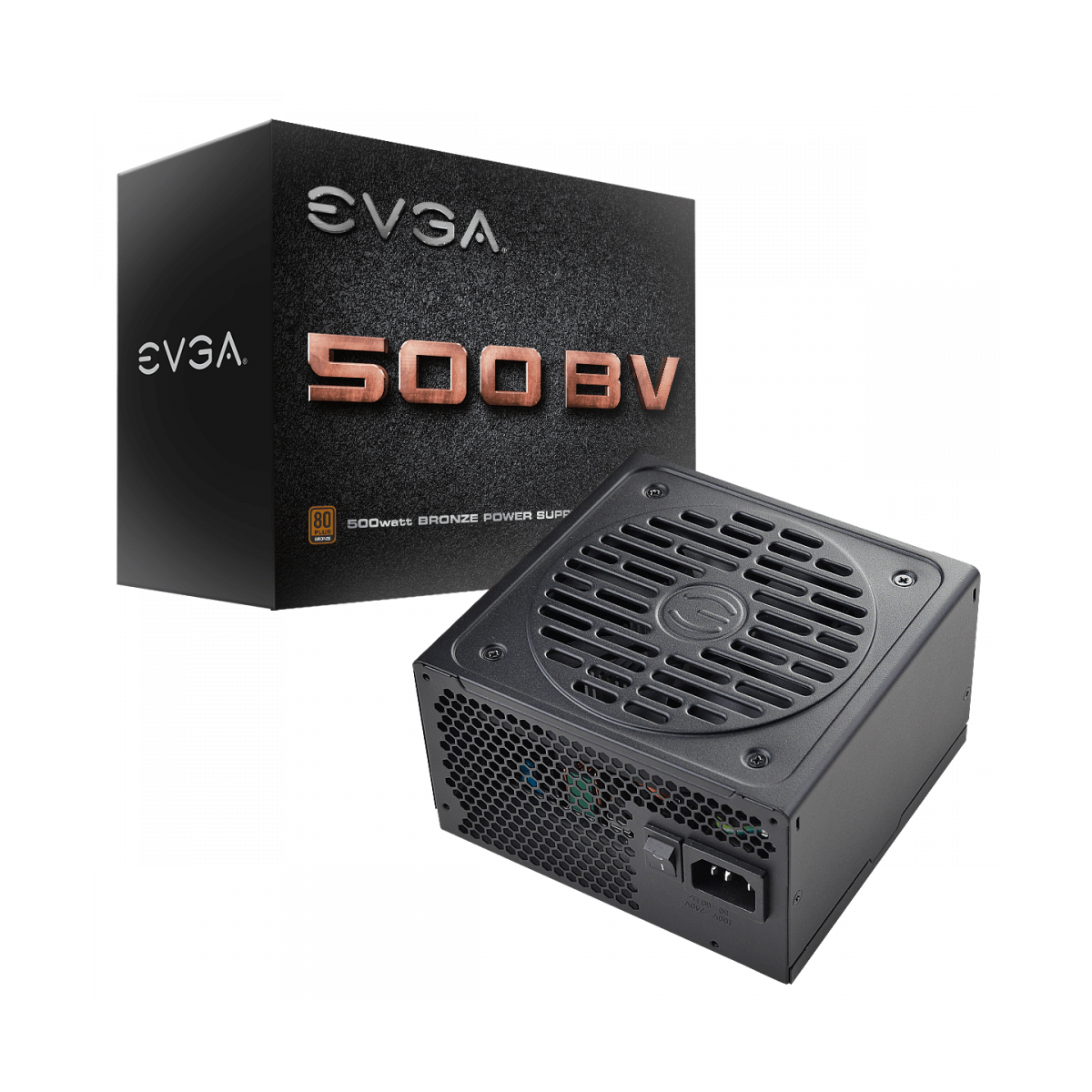 Fuente De Poder Evga 100-Bv-0500-K1 500W 80 Plus Bronze 24-Pin Atx 120Mm