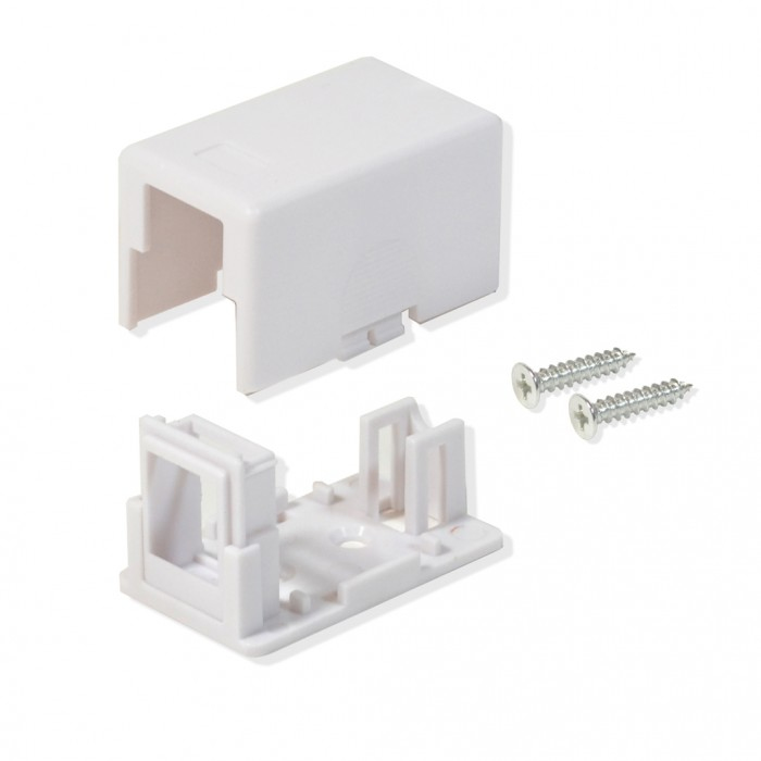 Caja De Montaje En Superficie 1P Logico Smb201 Color Blanco