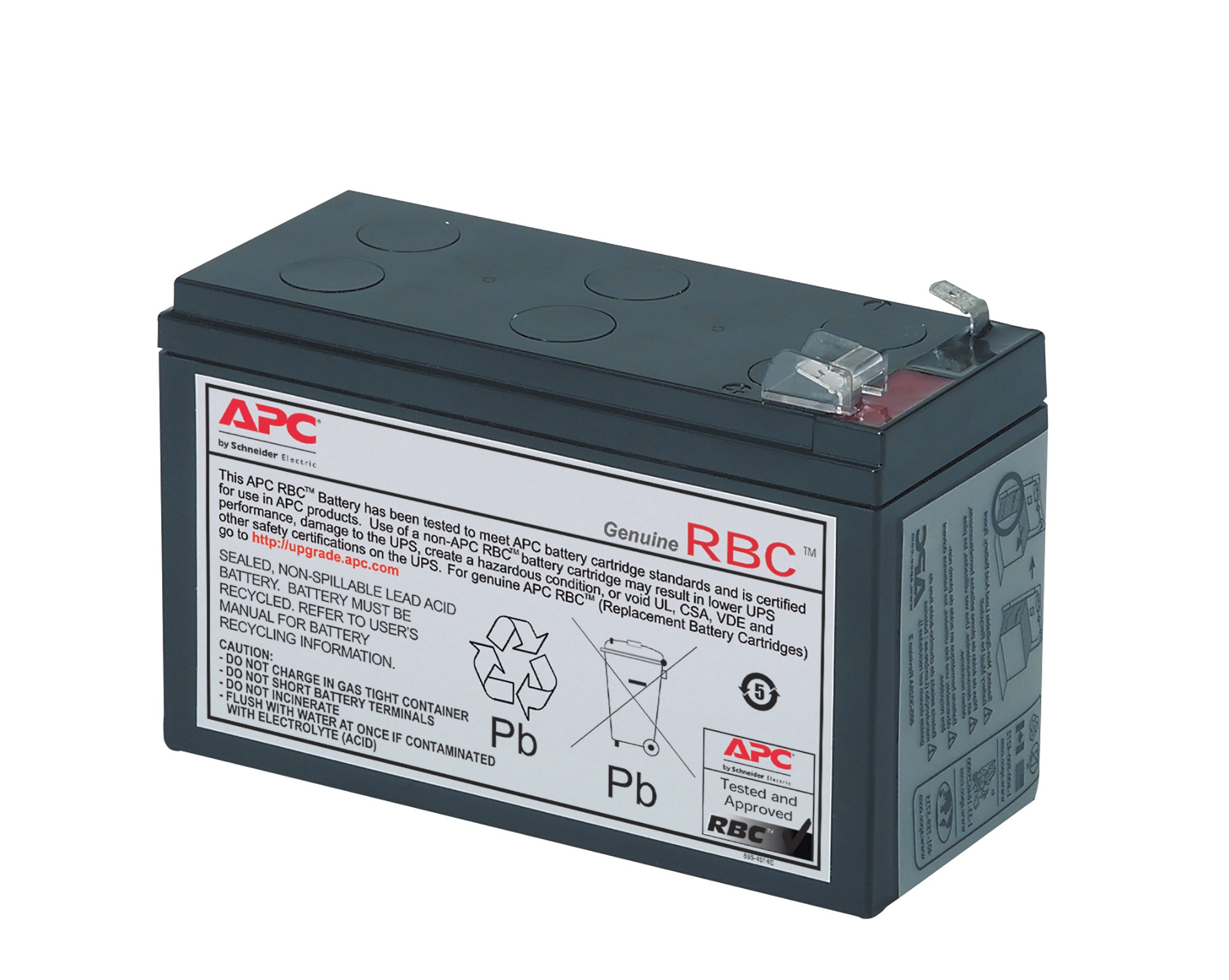 Bateria De Reemplazo Apc Para Ups Cartucho 17  Rbc17 12V