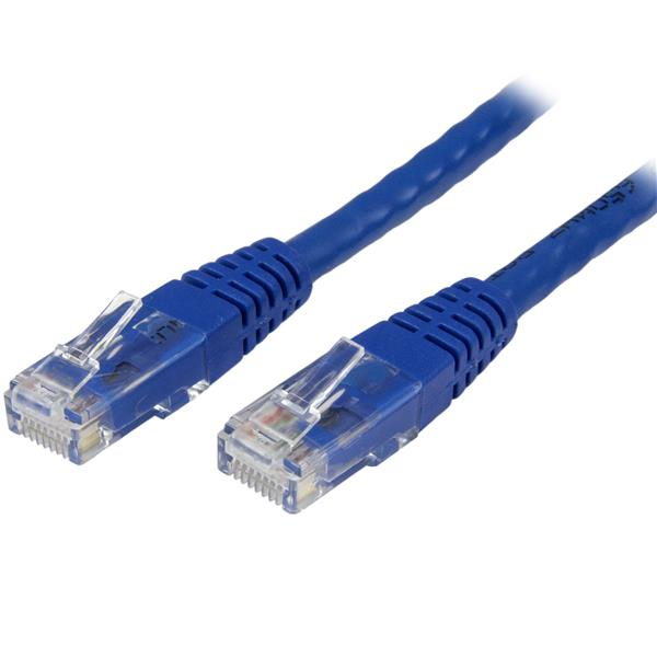 Cable Startech De Red Rj45 Cat6 Azul De 30Cm Pack De 10 Moldeado