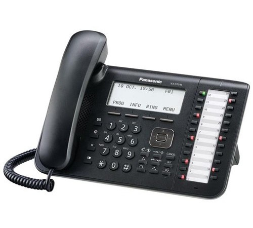 Telefono Panasonic Escritorio Multilinea 24 Teclas Prog Kx-Dt546X-B Ng