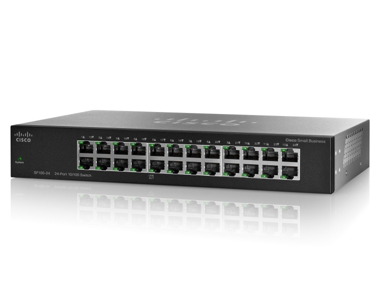Switch Cisco 10/100 Sf110-24 24 Puertos
