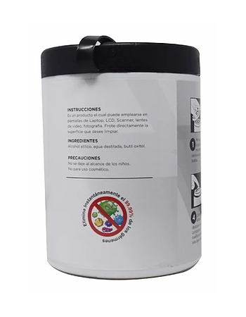 Toallas Limpiadoras Naceb Technology Na-0806 100 Toallas Blanco