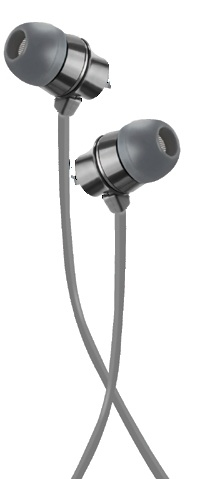 Audifonos Acteck In-Ear Con Microfono Metalicos Gris Mb-02017