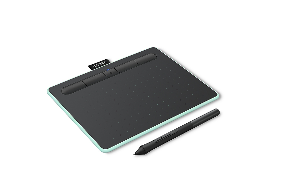 Tableta Con Lapiz Intuos Creative Wacom Bluetooth Pequeño Verde