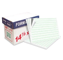 Papel Formastock Verde 14 7/8 X 11 3Tanto Paq C/100 Pz0