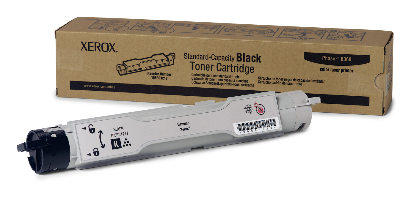 Toner Cartucho Xerox 106R01217 Color Negro 9000 Paginas Laser