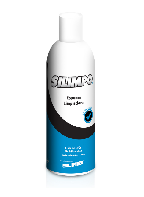 Espuma Limpiadora Silimex Silimpo,Carcasas Plasticas,454Ml,Azul