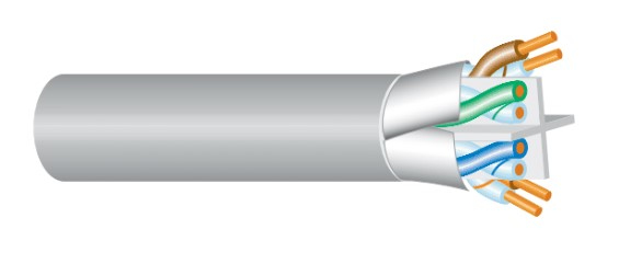 Cable Ftp Condumex Cat6 4Par 23Awg (Cm) Azul Bobina 305M