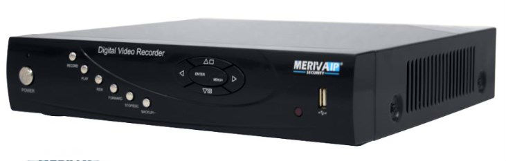 Meriva Seguridad Mnvr-1048P Nvr Ip 8 Canales 4 Po E 3Megapixeles 1080P