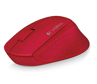 Mouse Logitech M280 Inalambrico 1000Dpi Ergonomico Rojo (910-004286)