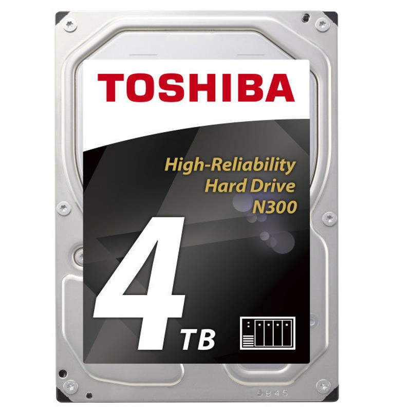 Disco Duro Interno Toshiba N300 Para Nas 4Tb 3.5" 7200Rpm 128Mb Caja