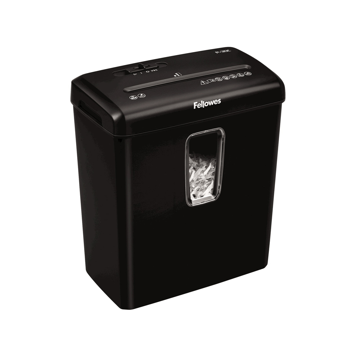Trituradora De Papel Fellowes Powershred P-30C Corte En Particulas 6 Hojas Negro 6008004