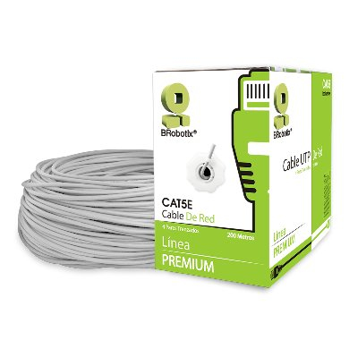 Bobina Cable Utp Cat 5E Brobotix 100M Color Gris Interiores