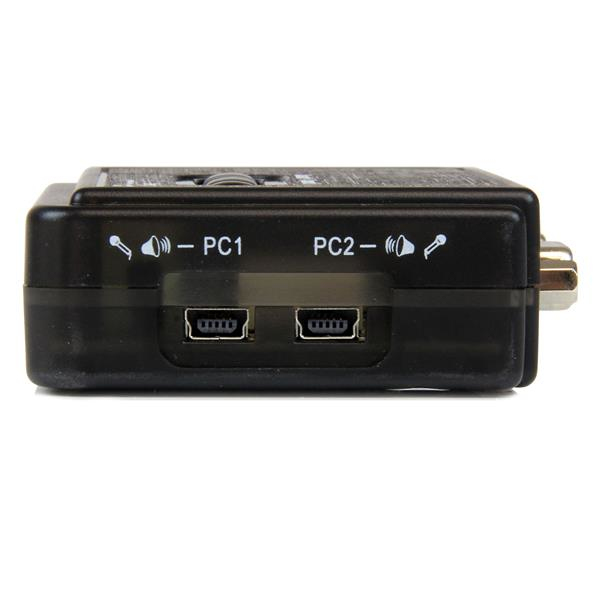Juego Kit Kvm 2Ptos Usb Audio Video Vga Startech Sv211Kusb