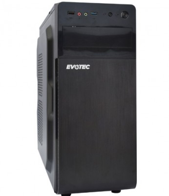 Gabinete Evotec Ev-1006 Escritorio Pc Atx Micro-Atx Mini-Itx Negro